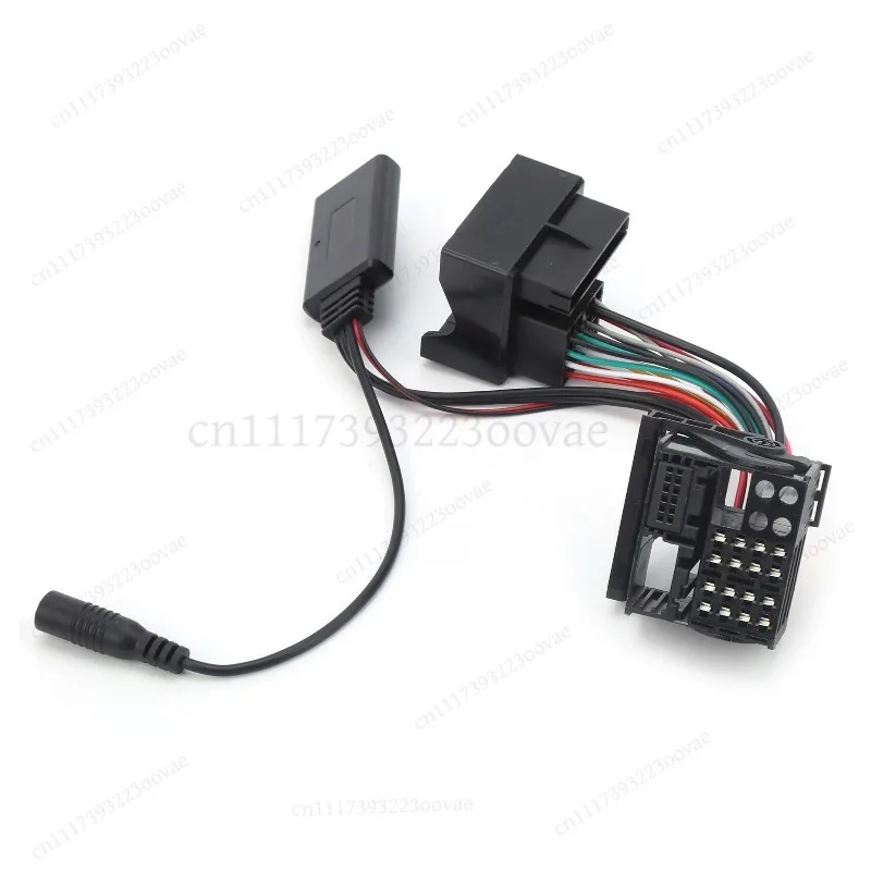 12Pin Bluetooth 5.0 AUX Audio Adapter With Mic 59.1in Cable Car Audio Connector Replacement Part