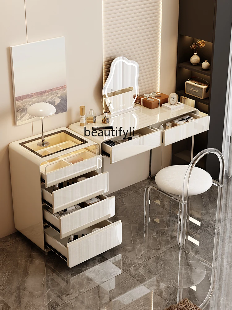 

Italian dresser small apartment makeup table bedroom modern jewelry cabinet makeup table