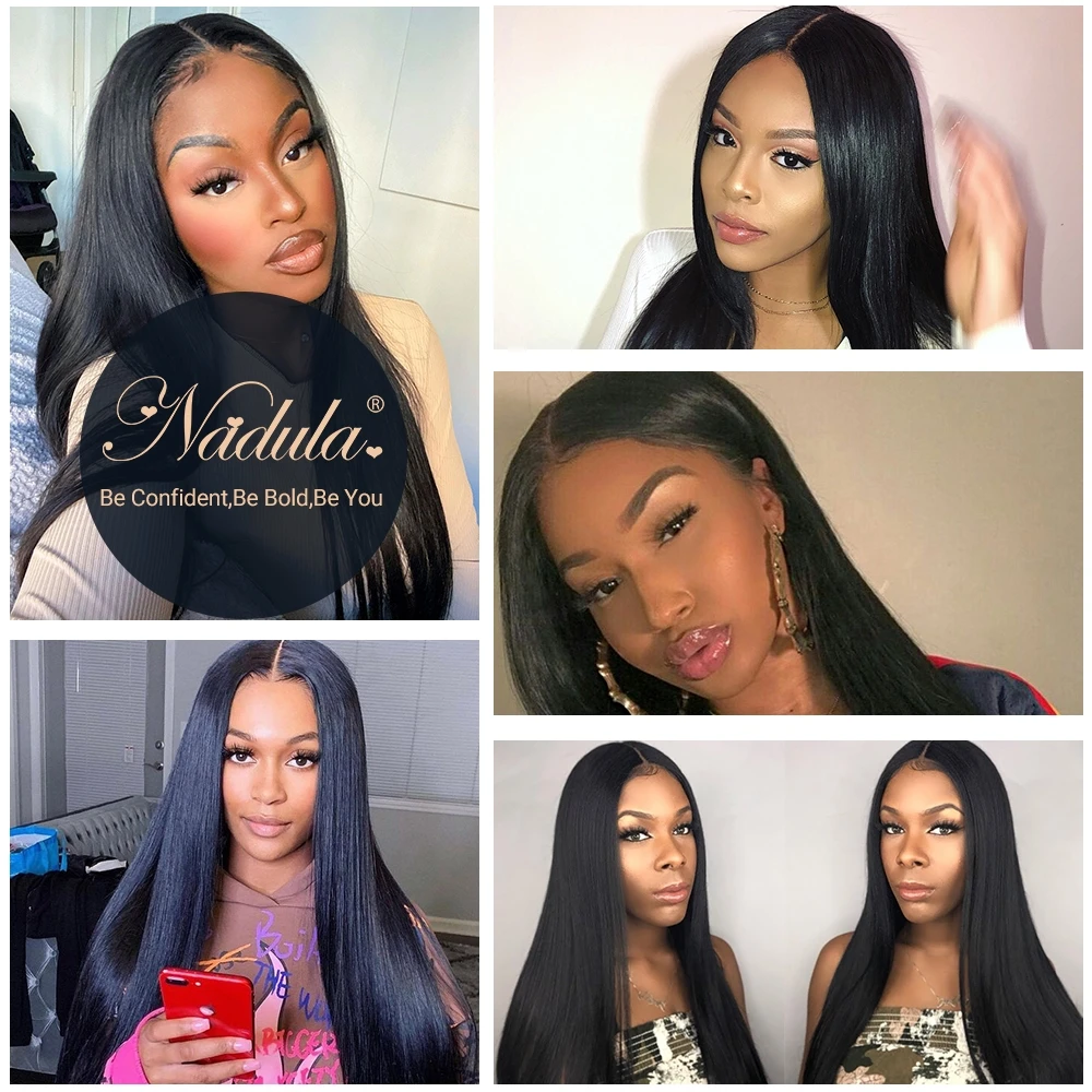 Nadula مستقيم الشعر 3 قطعة/الوحدة البرازيلي ينسج الشعر 8-30 بوصة 100% شعر مستعار بشري اللون الطبيعي ريمي الشعر حزمة صفقات #6