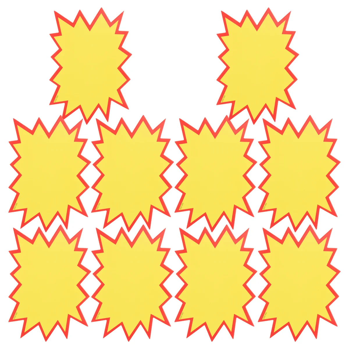 علامات أسعار البوب ، ترويج بيع متاجر السوبر ماركت ، علامة الإعلان الترويجي ، 10 روض