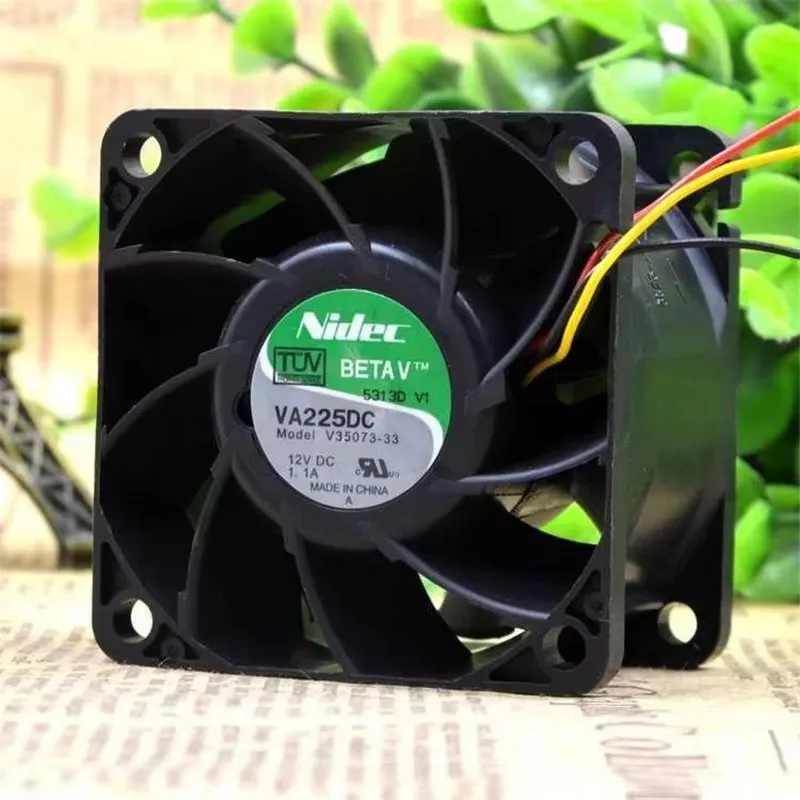 Original VA225DC V35073-33 60 * 60 * 38MM 6CM 1.1A 12V server chassis violent Cooling fan