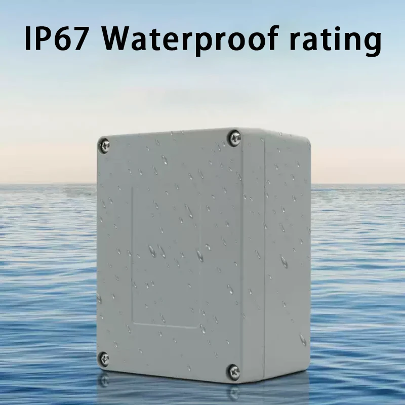 Cast aluminum waterproof junction box, outdoor waterproof box, metal box, aluminum switch box, explosion-proof terminal box