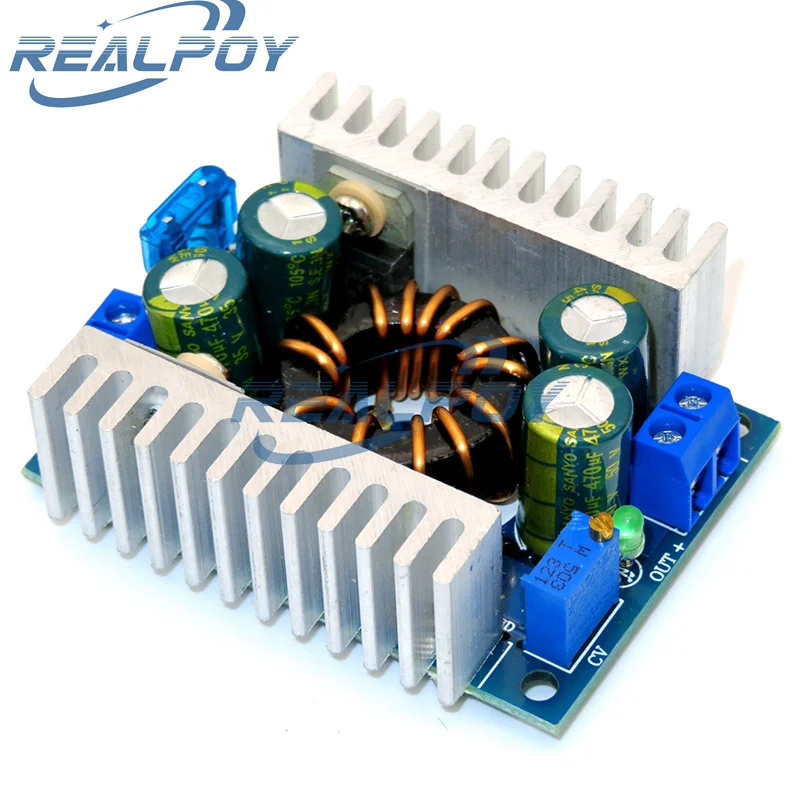 DC/DC Boost Converter 8-32V 12v Step-up to 24v 9-46V 150W 8A Power Supply Module