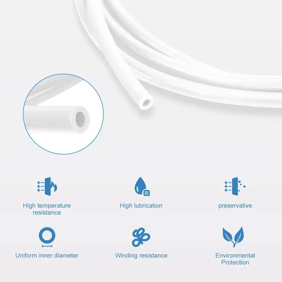 Official Creality 3D Printer Tube, 3D Printer PTFE Tube Tubing Upgrades for Ender 3/3 V2/ 3 Pro/3 Max/5/CR 10 Series - 2