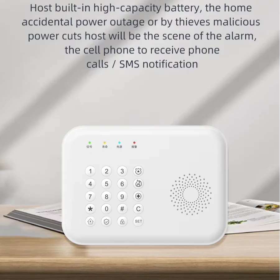 2025年新型シンプルGSM WIFIスマートホームセキュリティ盗難防止侵入者警報システム（TuyaまたはSmart Lifeアプリ対応）