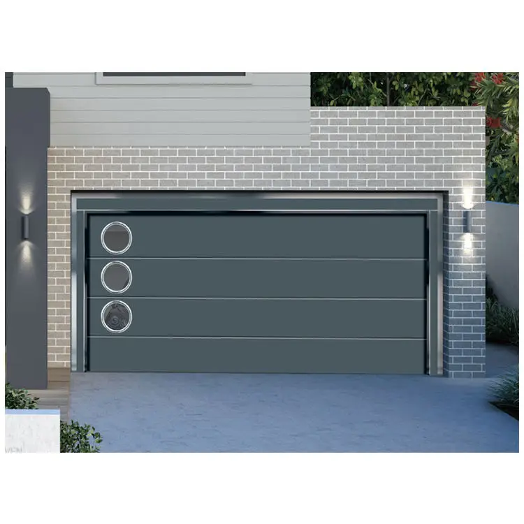 Customized with various sizes and colors household garage door Automatic Sectional Flap Garage Doors Aluminum alloy garage doors
