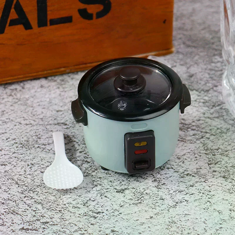 1:12 Dollhouse Kitchen Electrical Model Simulation Mini Rice Cooker For Kids Creative Play
