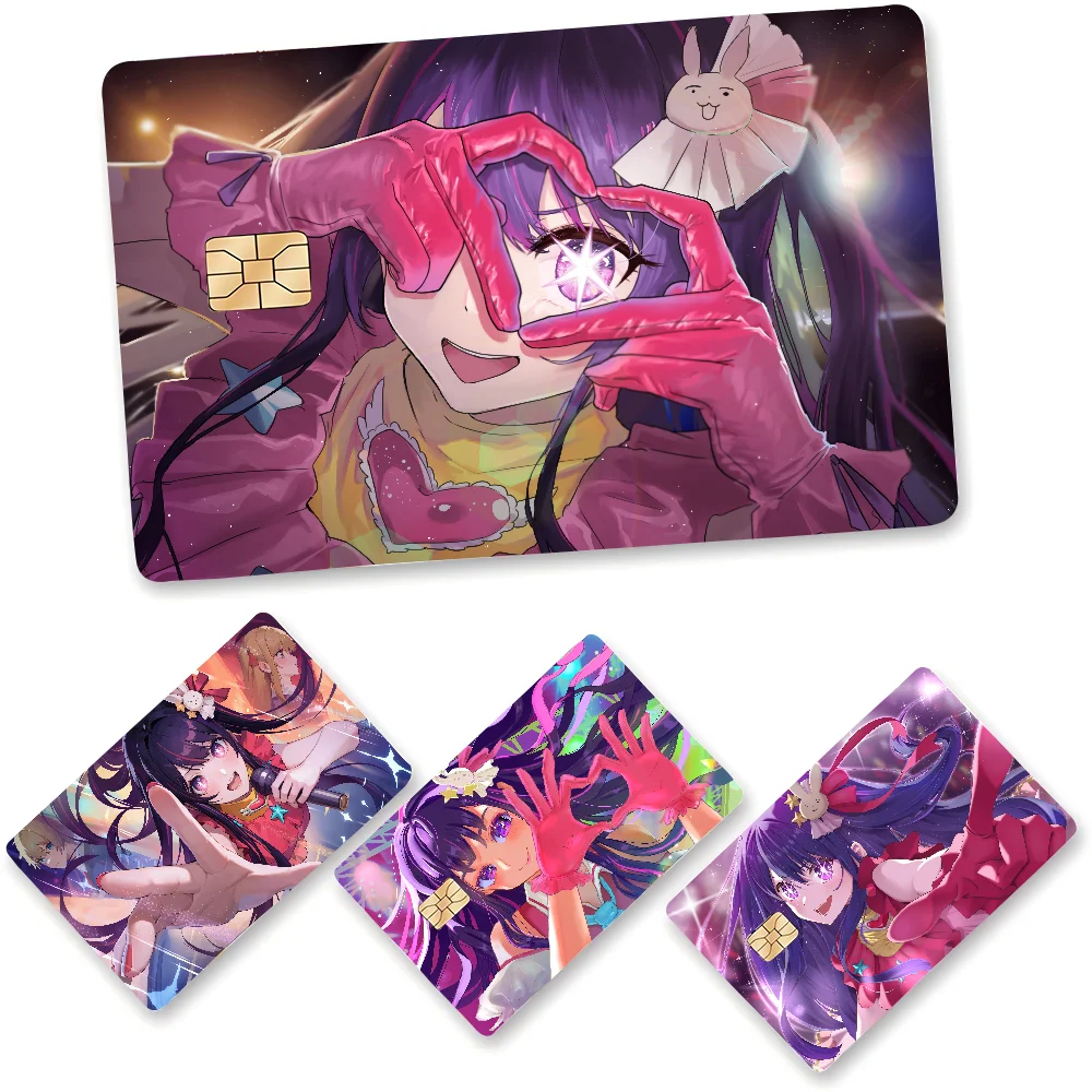 Oshi No Ko Anmie Sticker Film Skin Cover For Credit Card Debit Bank Card Front