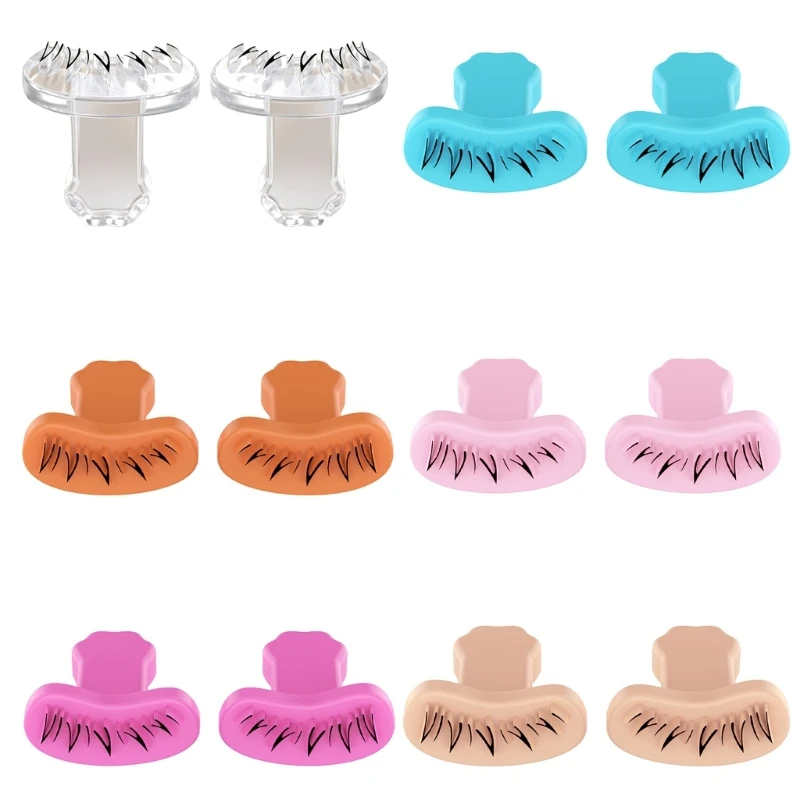 

Eyelash Makeup Tools, for Make Up Beginner Reusable Silicone Eyelash Stamp Tool,