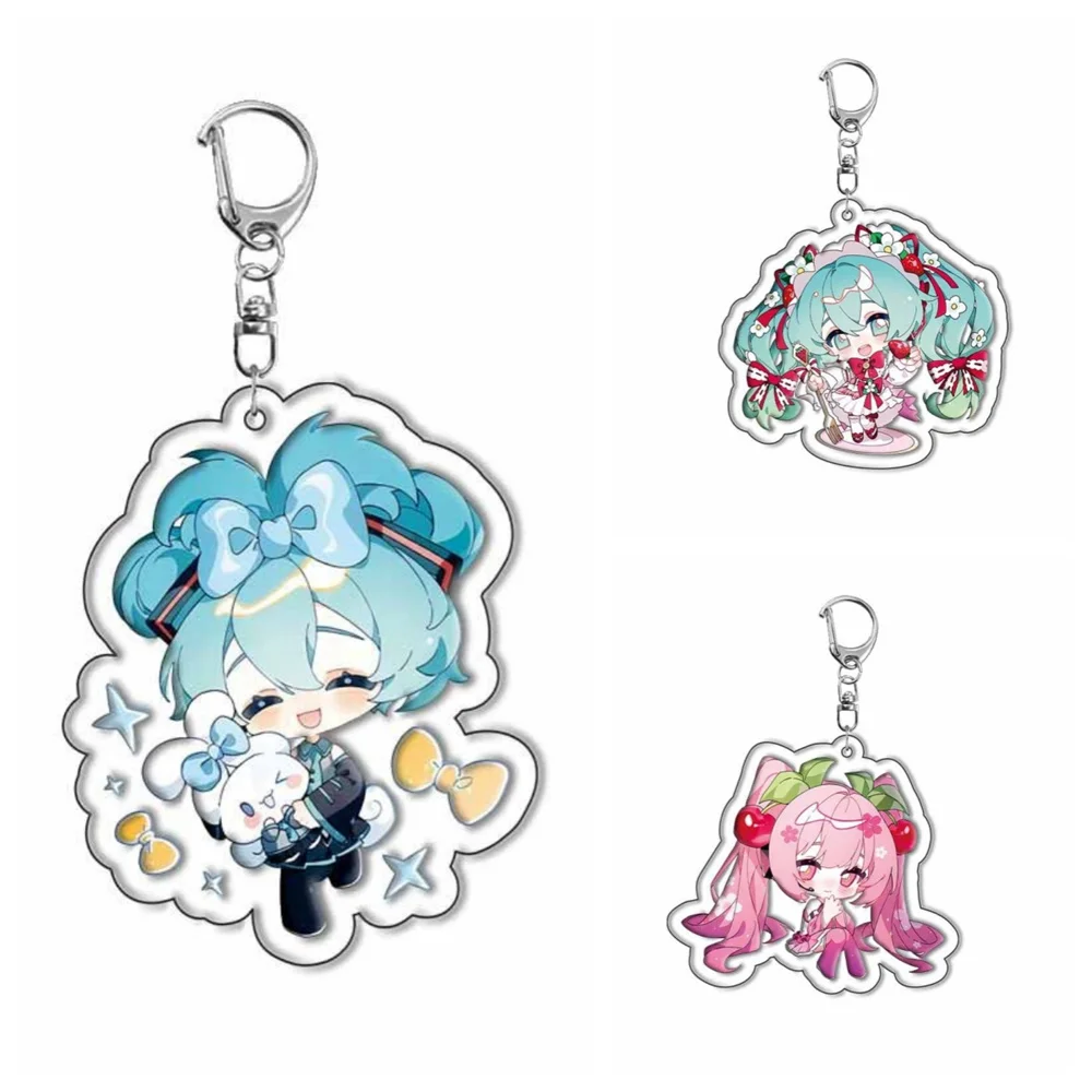 

6CM Charm Anime hololive singer Acrylic Keychain Model Cosplay Characters Ornament Accessories Goods Collection Gifts
