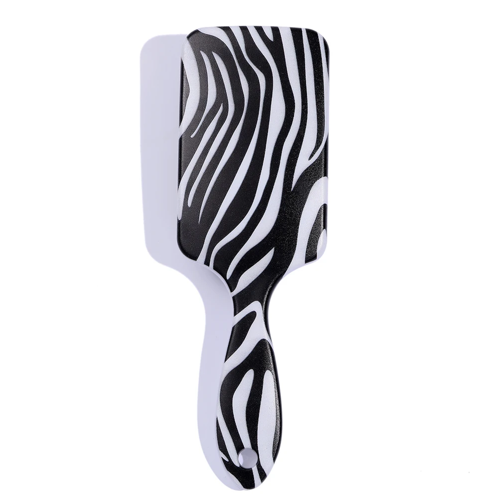 1pcs Hair Brush 3d Massage Scalp Comb Leopard Snake Zebra Milk Cow Print Salon Hairdressing Brush Curly Straight Air Cushion Com