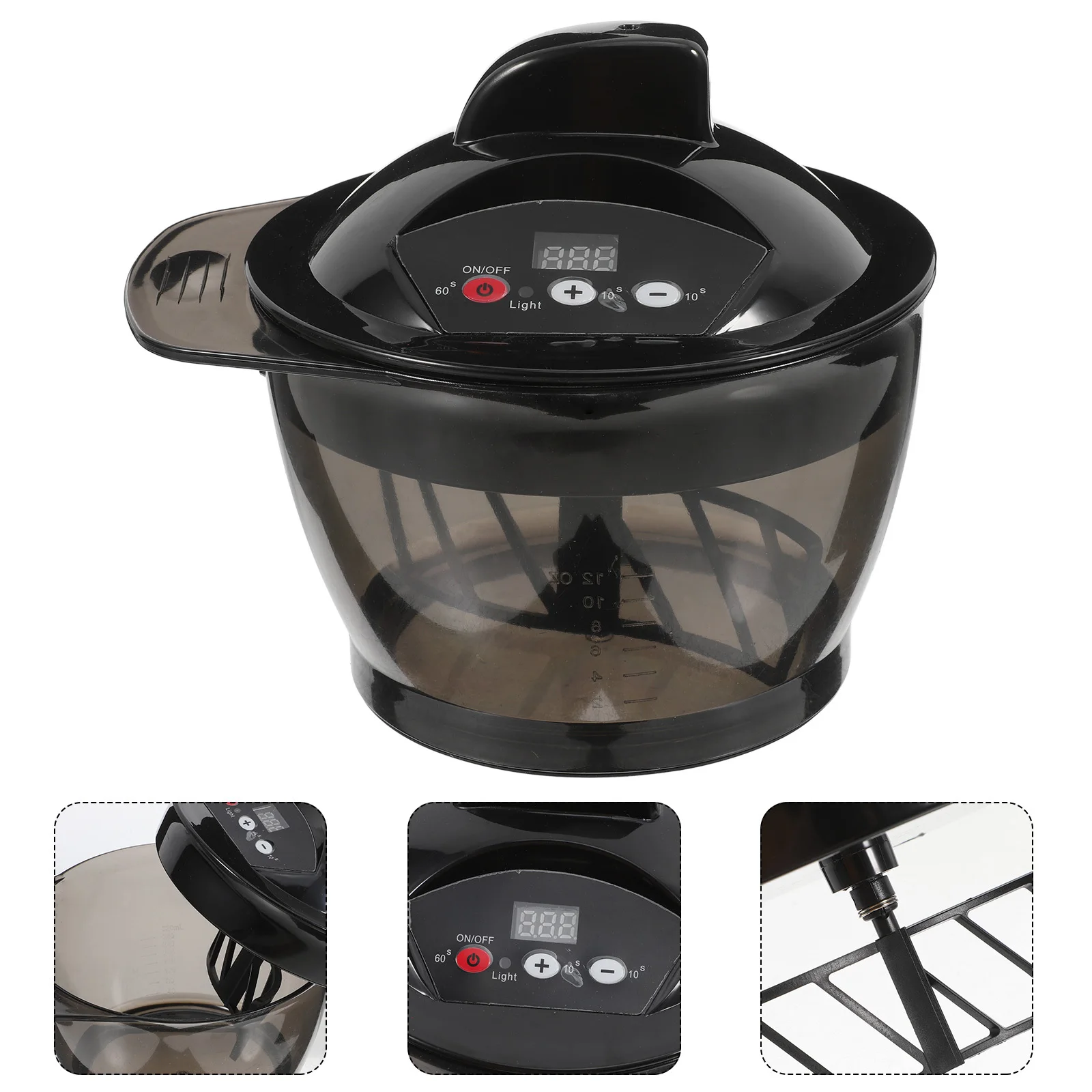 

Electric Hair Dye Stirring Bowl Set Eu Mix Paste Liquid Rapidly Easy Clean Up Less Waste Electric Hair Dye Stirrer