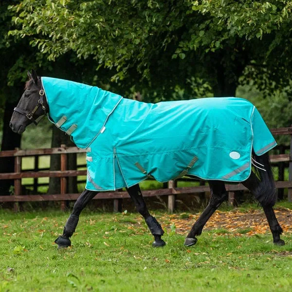 Factory Wholesale High Quality 1200D Waterproof Horse Blanket Comfortable Horse Winter Warm Rugs with Full Detachable Neck