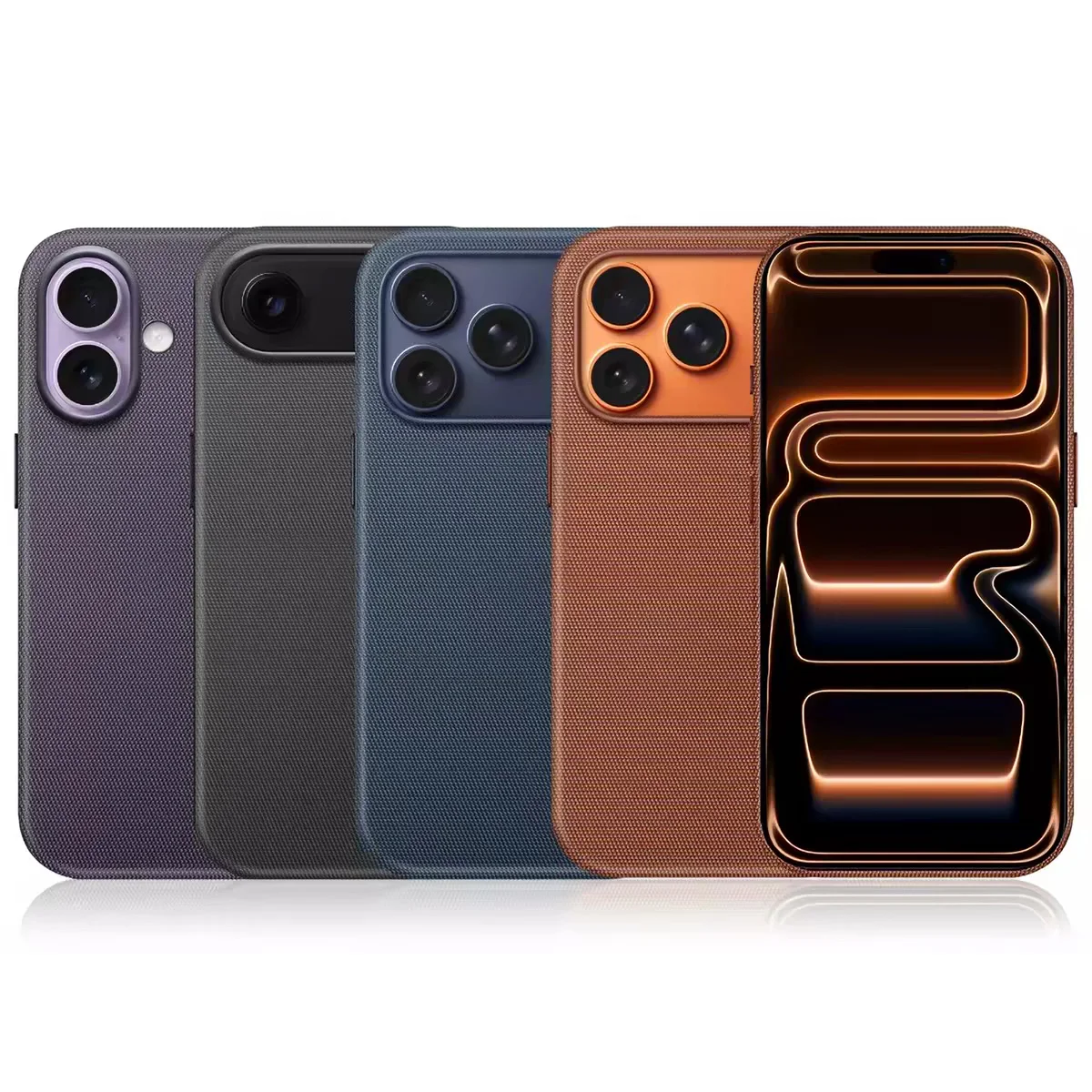 Magnetic TechWoven Case For iPhone 18 17 Pro Max 17 Air 16 15 14 13 12 11 Pro For Magsafe Woven Fabric Protective Cover