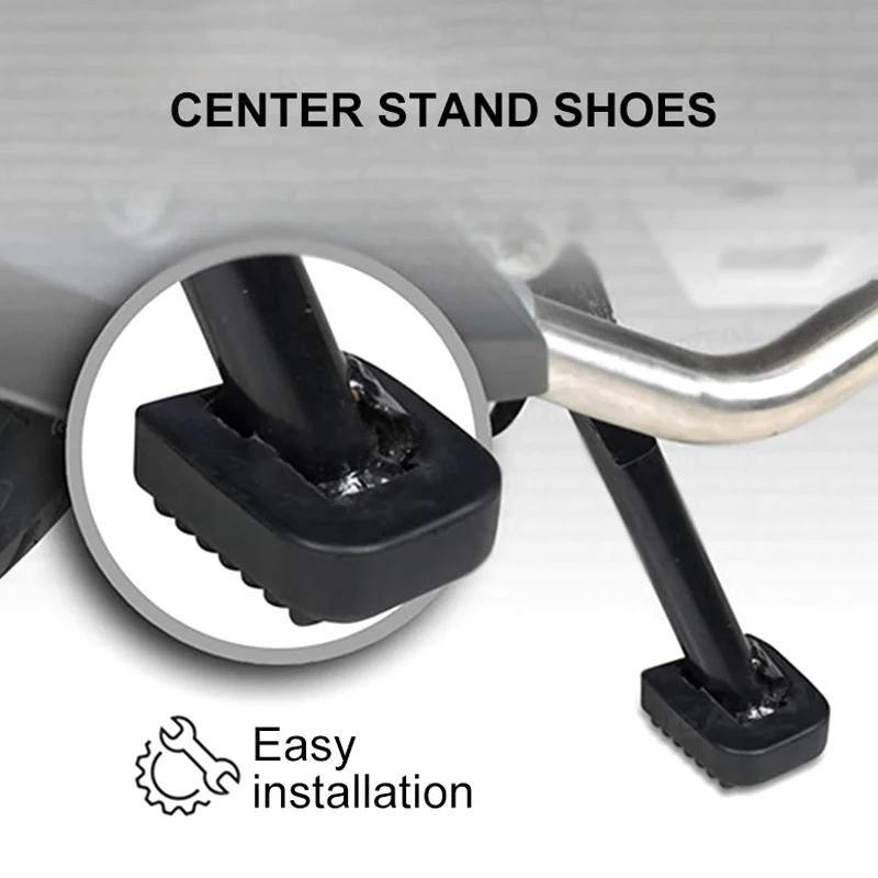 

Мягкая резиновая накладка на подножку мотоцикла, противоскользящая прочная опорная пластина для скутера, удлинитель основания подножки мотоцикла