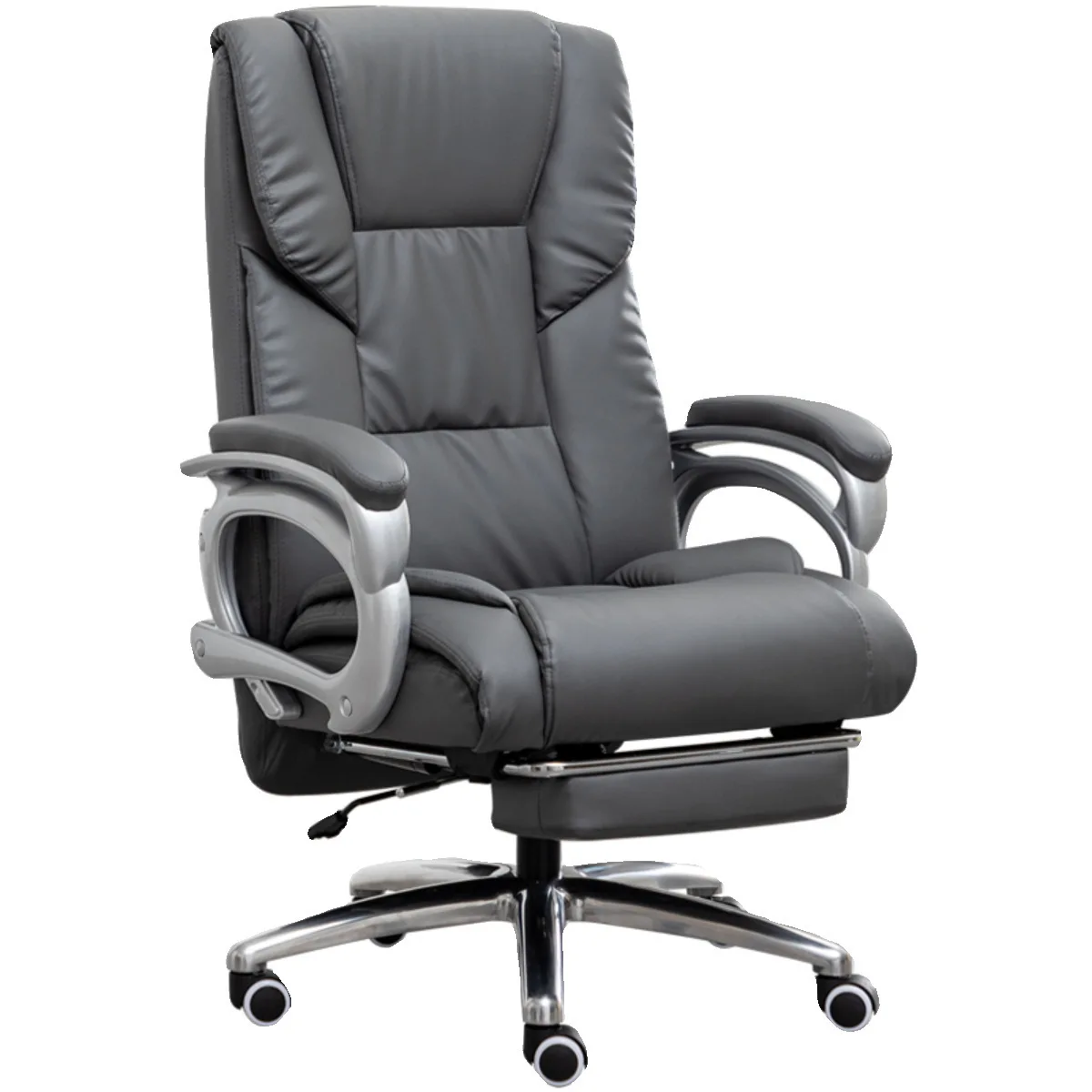 

Boss leather computer comfortable sedentary office seat carefree massage reclining comfortable