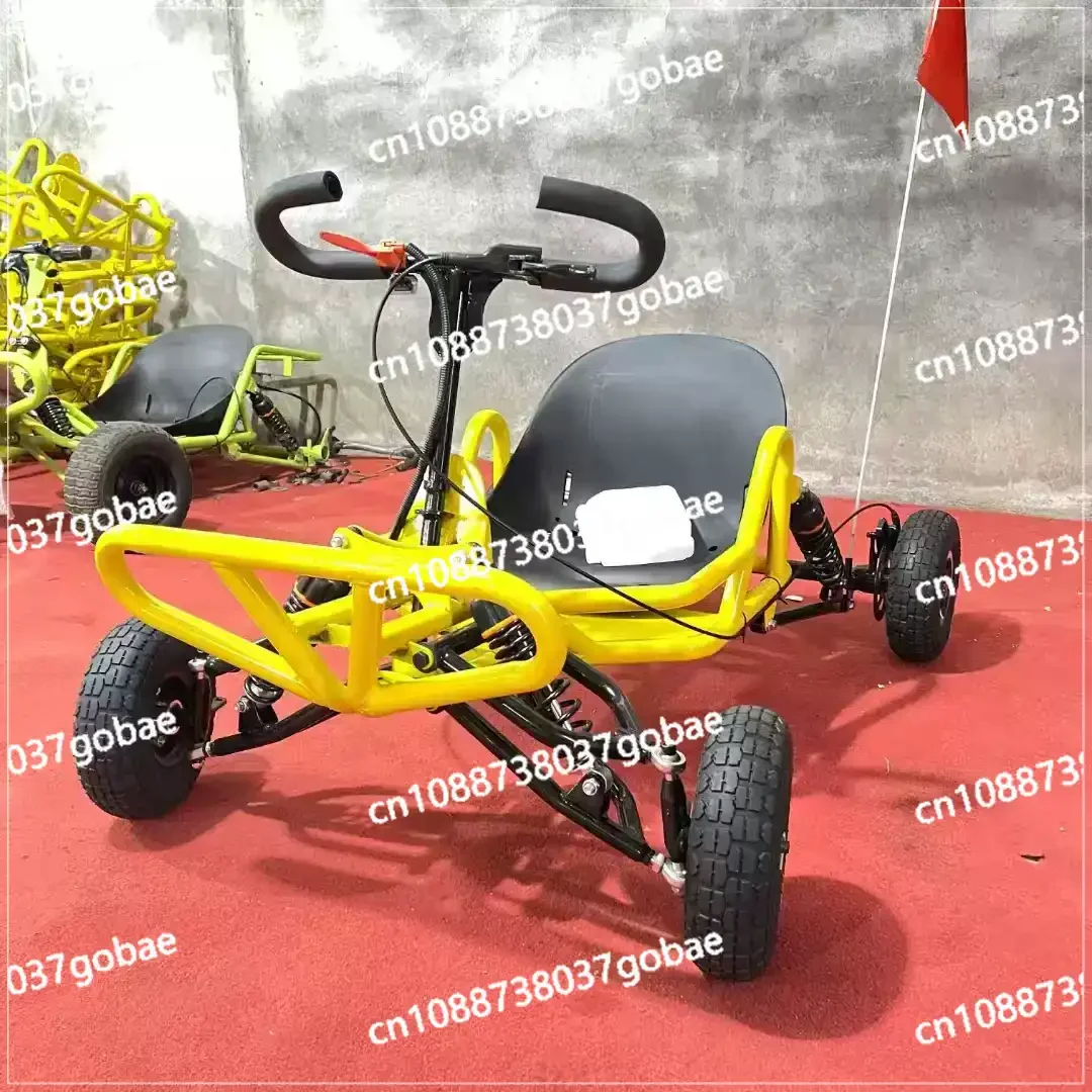 Wind and oil cooling, single cylinder all-terrain drift four-rush off-road go-kart, beach