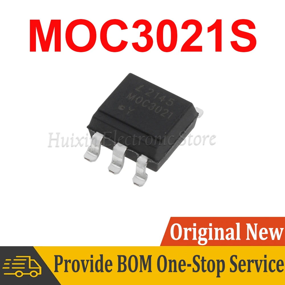 10pcs MOC3021S SOP SMD SOP-6 photoelectric coupler MOC3021 MOC3021S-TA1 New and Original IC Chipset