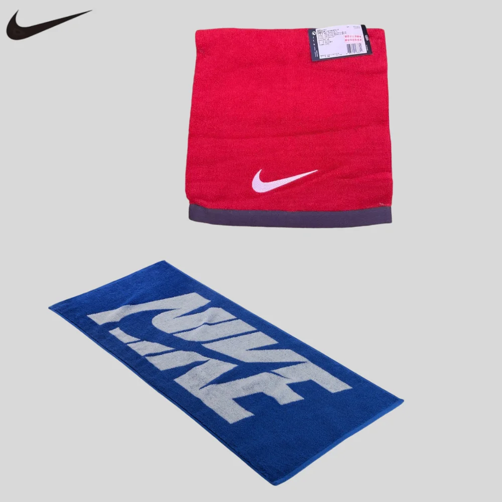 Nike Sweat Lock Cotton Towel Light Bath Towel For Gym Crossfit Outdoor Yoga Training 2 PCS IF0600-172+AC2089-643