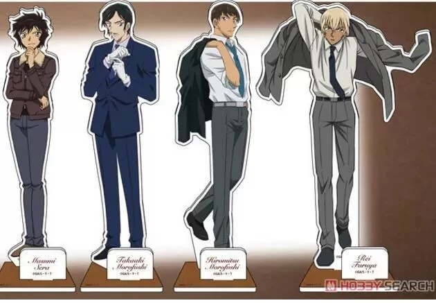 Anime Detective Conan Case Closed Haibara Ai Furuya Rei Stand Figure Acrylic Model Plate Collection Desktop Decor