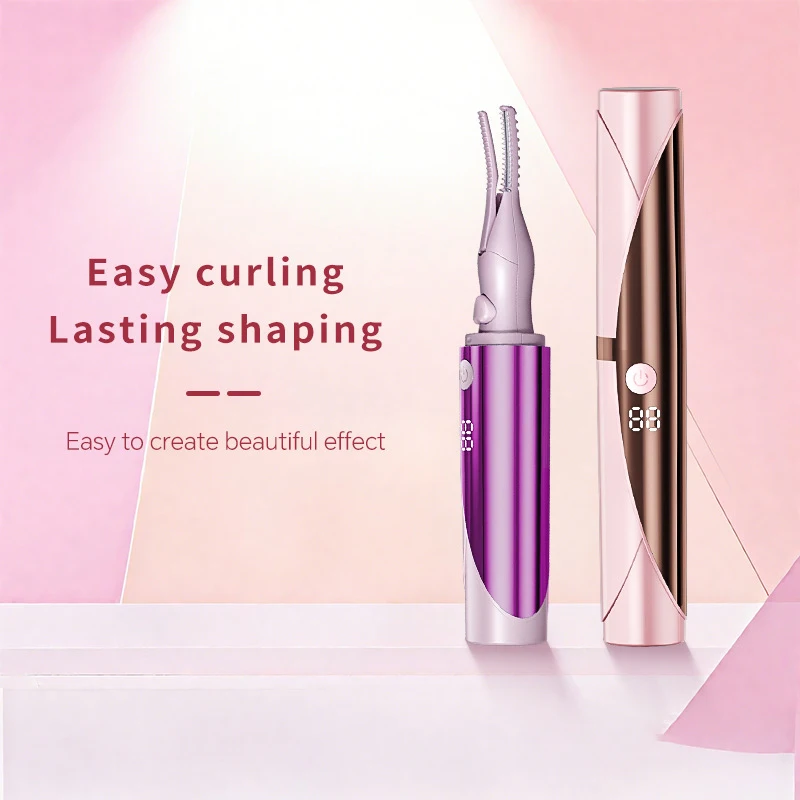 Electric eyelash curler, rechargeable eyelash curler, long-lasting styling