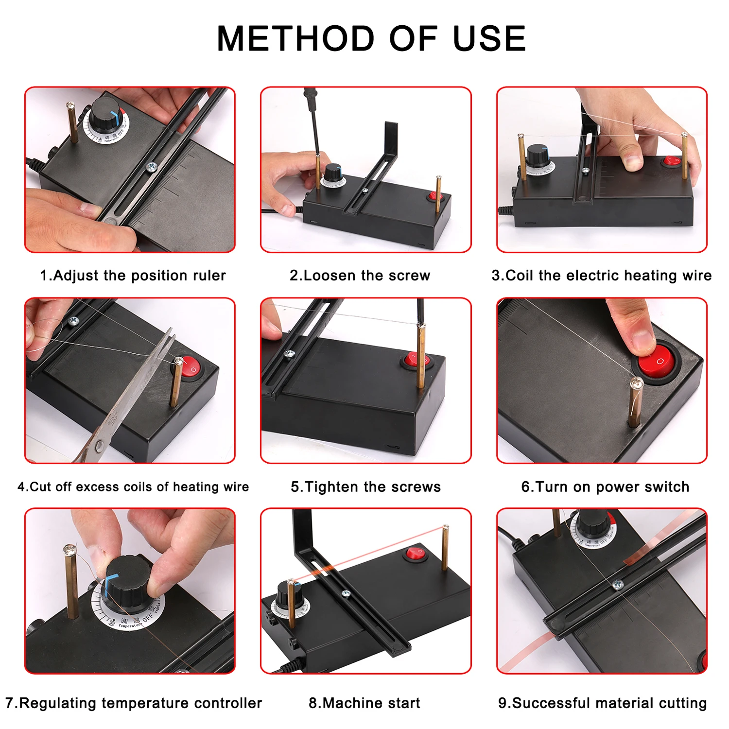 لتقوم بها بنفسك أداة القطع اليدوية المنزل استخدام آلة قطع الشريط الساخن لتقوم بها بنفسك حبل الفرقة الحرفية لتقوم بها بنفسك أداة القطع اليدوية لتقوم بها بنفسك أداة قطع الشريط اليدوية