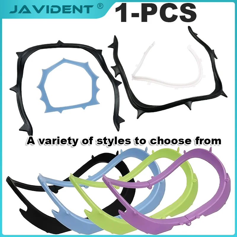 1Pcs Dental Rubber Dam Holder High-Temperature Sterilization Durable and Long-Lasting Folding Facebow/Carbon Fiber Support