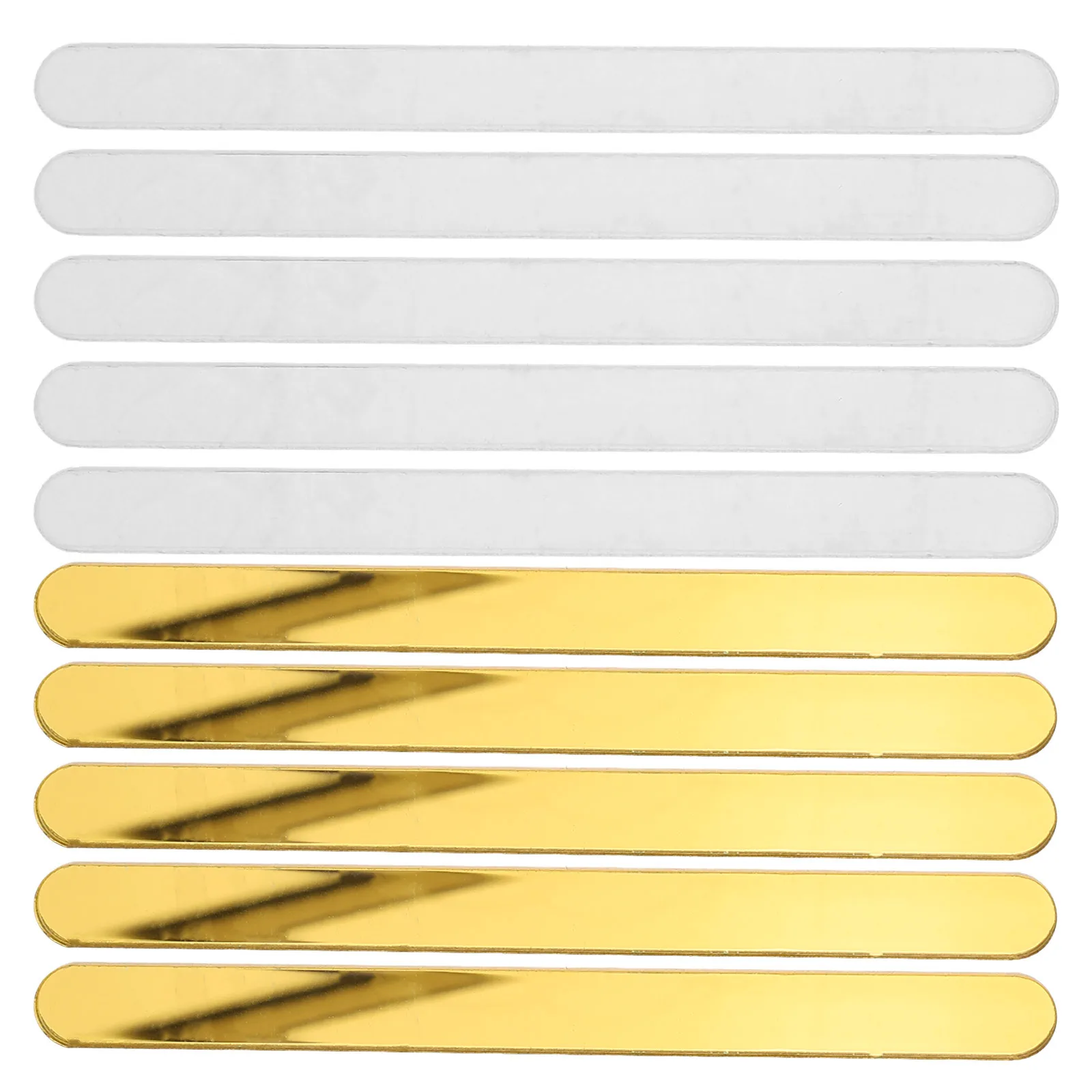 

20Pcs DIY Acrylic Sticks for Ice Cream Making Colored Craft Rods Reusable Smooth Edge Sticks Portable Fun Activity for Family