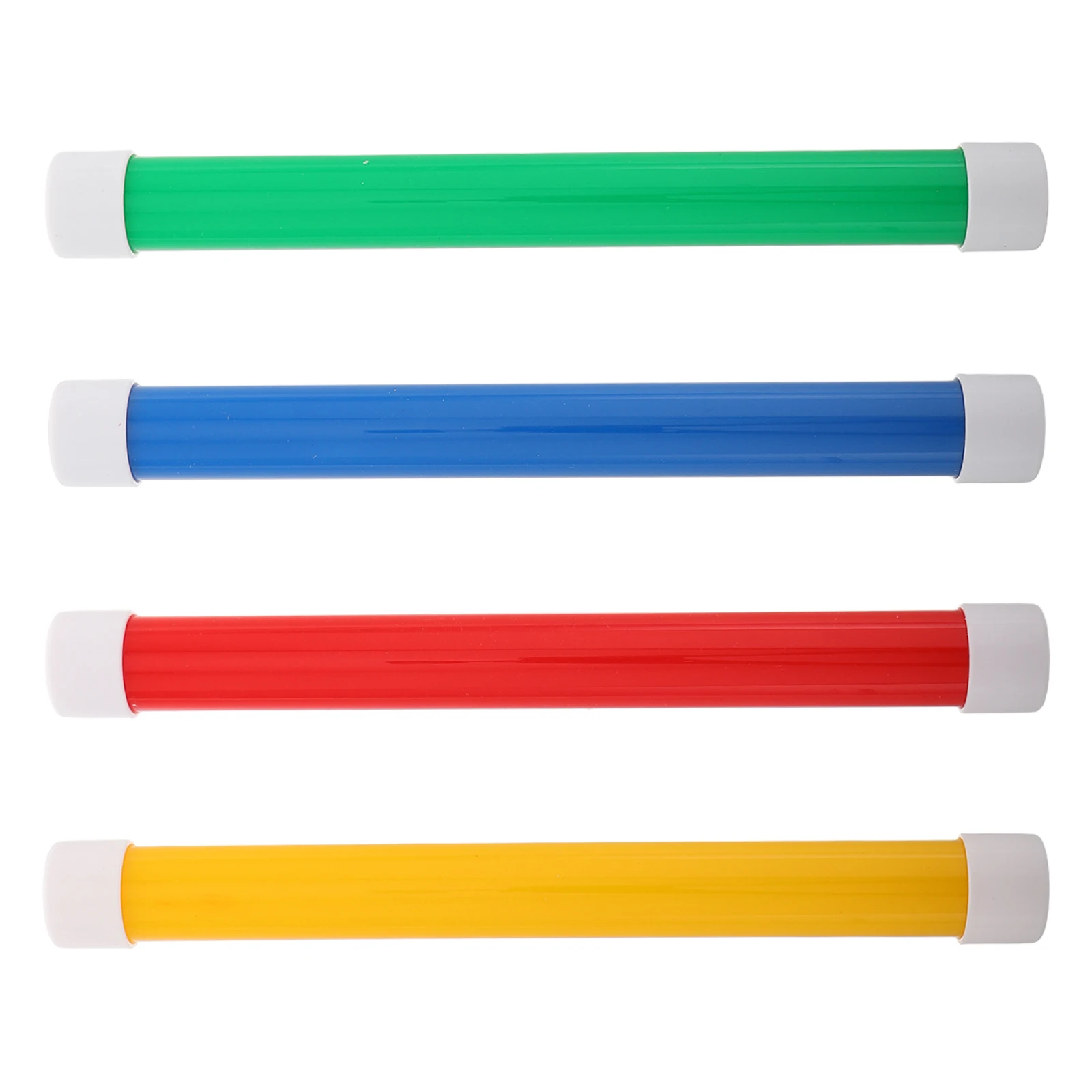 

4pcs 25cm Sensory Training Equipment Plastic Relay Sticks Running Gymnasium Kindergarten Home Outdoor Toys