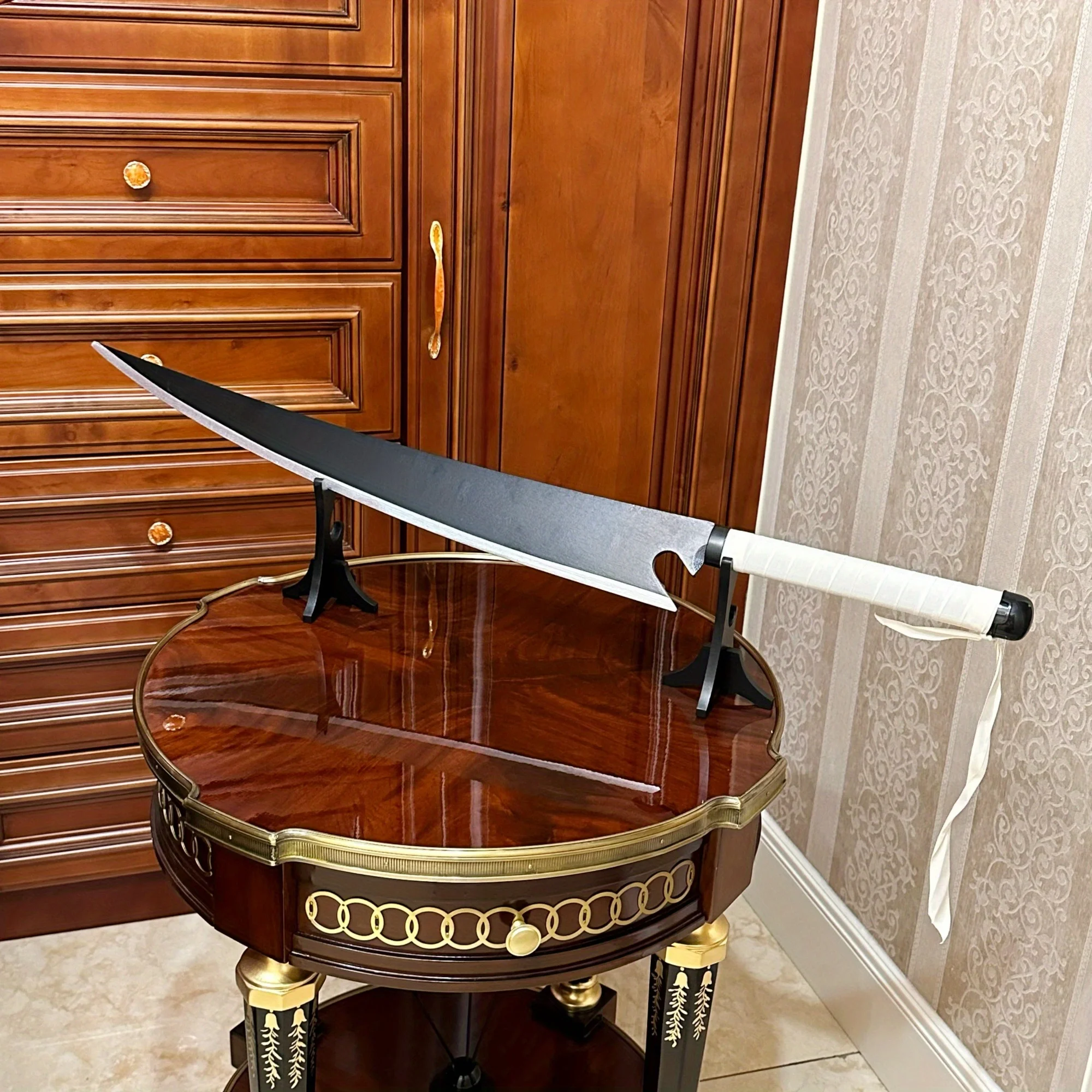 Épée Katana en bois Kurosaki Ichigo 39.3 pouces, sabre de samouraï, couteau Ninja japonais, accessoires de Cosplay, jouet accessoire