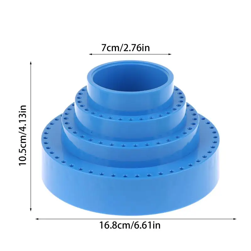 Modern Round Design Drill Bit Storage Solution; 360° Rotating Tool bit Holder; Convenient Screwdriver Bit Holder