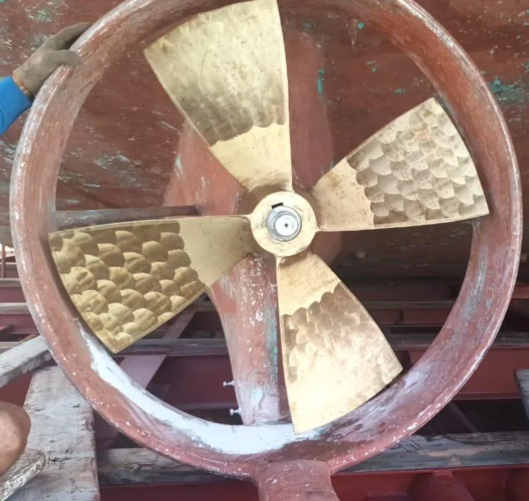 Sinooutput Custom Marine Propellers CU1 CU3 CU4 Bronze for Nozzle Applications High Thrust Boat Propeller