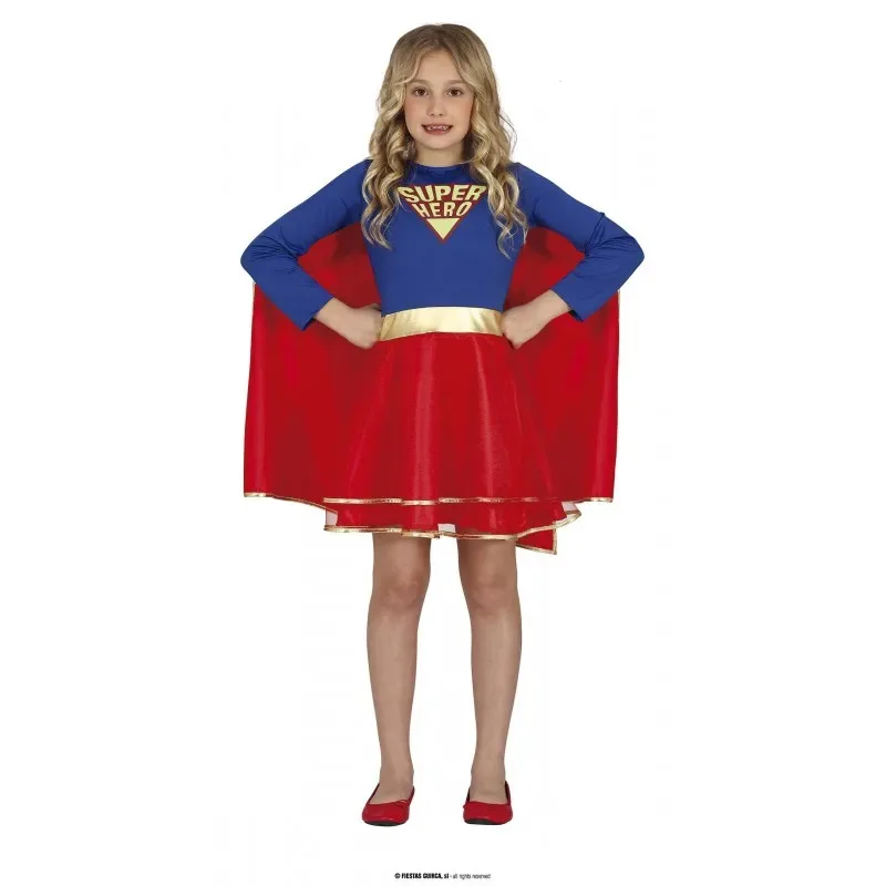 

GUIRCA child girl superhero costume