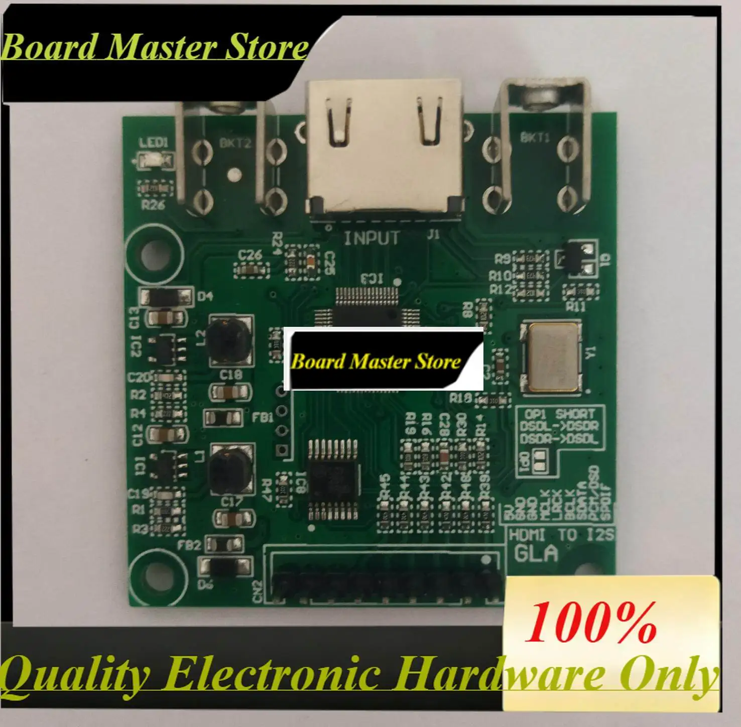 BoMasMHDMI Separation And Extraction Digital Audio Signal I2S/DSD/SPDIF Module