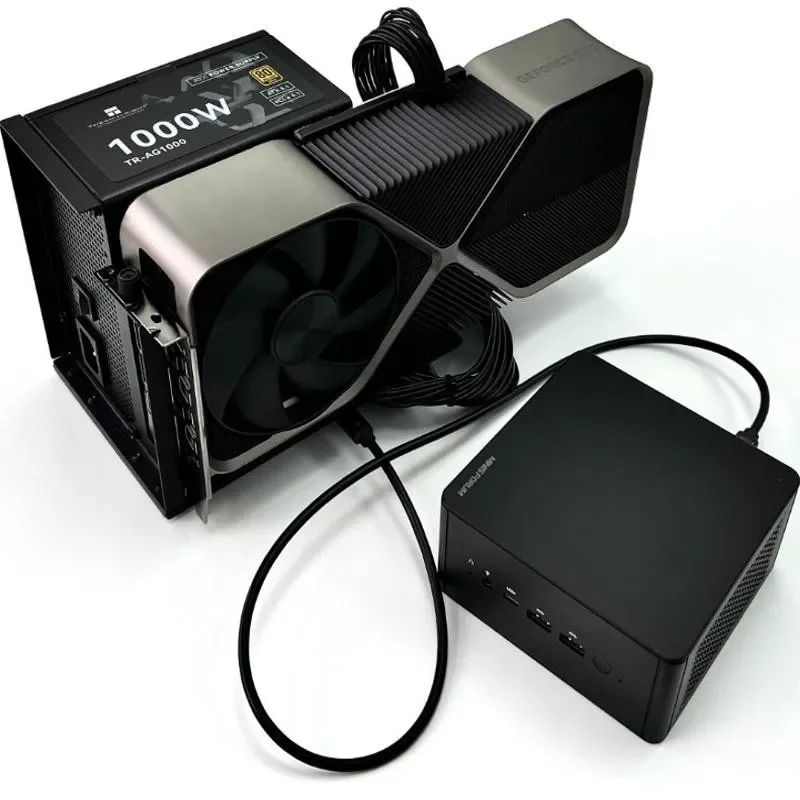 Placa gráfica externa com suporte USB4 para estação de acoplamento PCIe4.0x4 compatível com Raiden