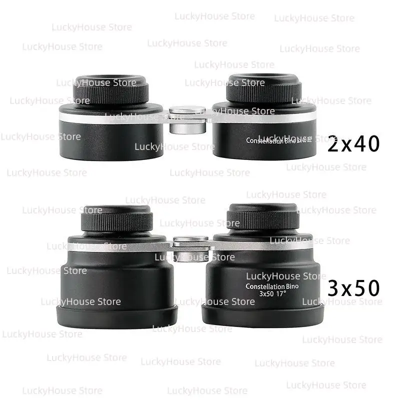 3x50 2x40 Binocular Telescope Stargazing Viewer Museum Viewer Portable Astronomy Scope Full Optical Lens