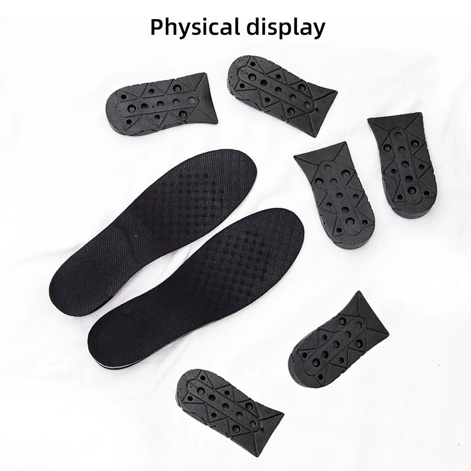 Height Increase Insole Invisible Heightening Template Air Cushion Shoe Inserts Variable Height Insoles Adjustable Cut Foot Pad