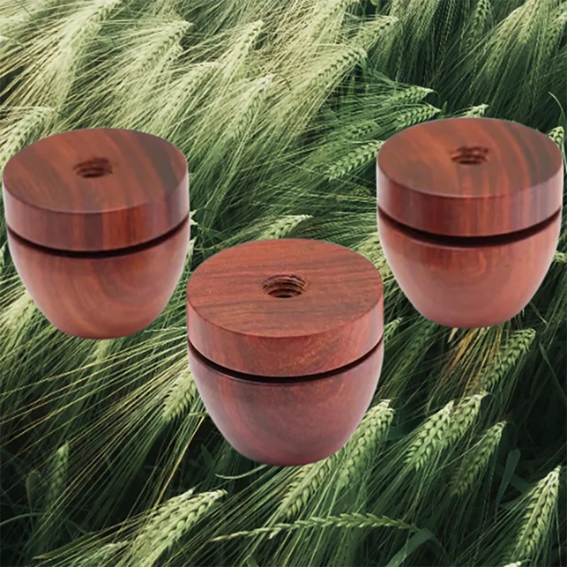 

Premium Ebony Vibration Dampening M8-Threaded Ball Feet for HiFi Racks & Amplifiers​