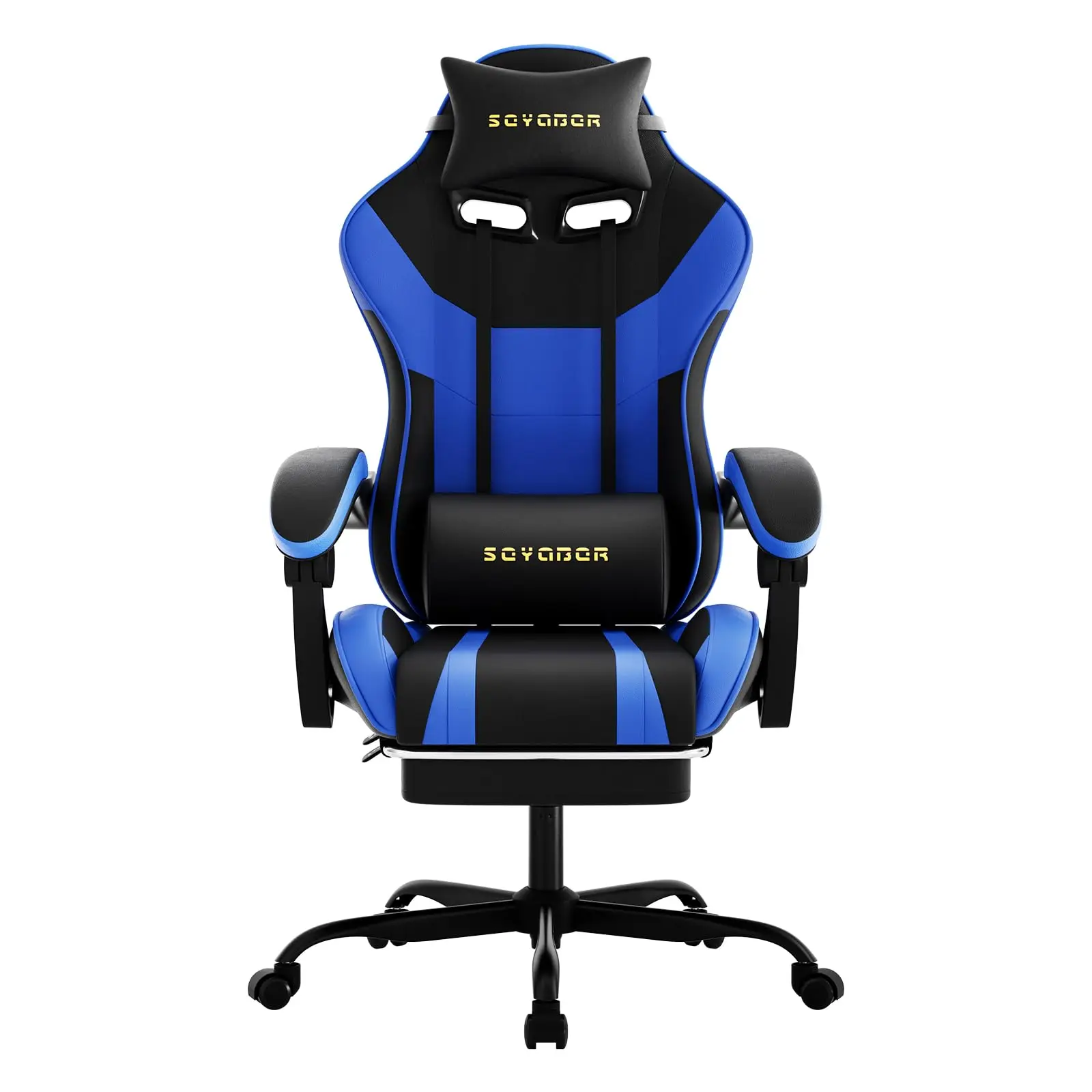 Ergonomic Gaming Chair,A Versatile 3-in-1 Video Game Chair for Work, Study, and Gaming,Features an Adjustable Backrest
