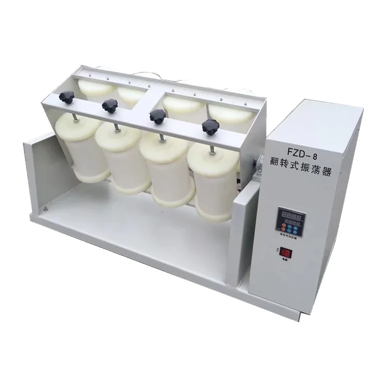 

360 degree flip oscillator Fully automatic flip shaker 8 bottles station flat plate open oscillator