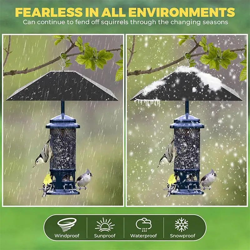 Bird Feeder Pole Squirrel Baffle Waterproof Squirrel Baffles Easy To Install Metal Squirrel Baffle For Deter Squirrels Racoons