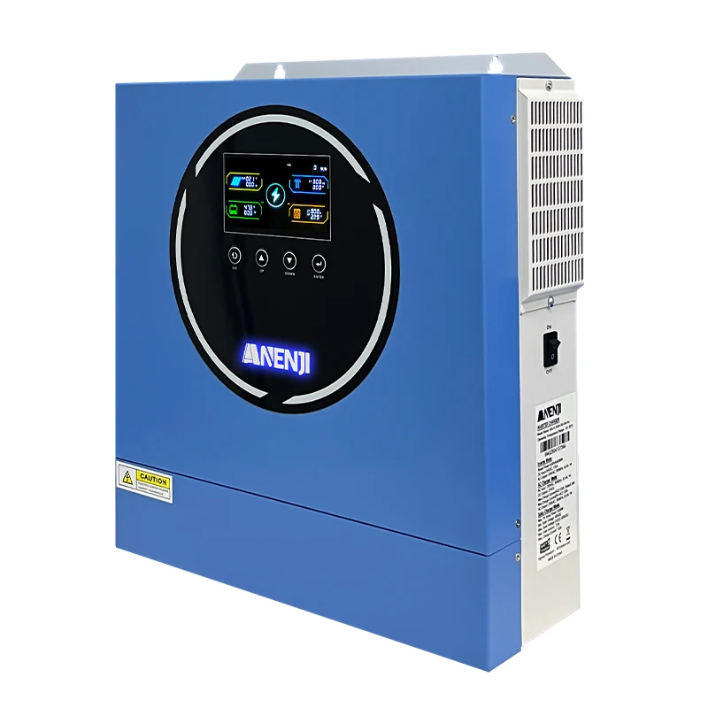 ANENJI 4,2 kW 24V Hybrid-Solarwechselrichter mit zwei Ausgängen, 24V 100AH LiFePO4-Batterie, 6000 Zyklen, integriertes Bluetooth und BMS, typische Kapazität 2560Wh