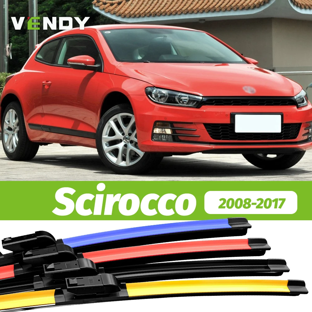 2 Stück Frontscheibenwischerblätter Scheibenwischer für VW Scirocco 2008–2017 2009 2010 2011 2012 2013 2014 2015 2016