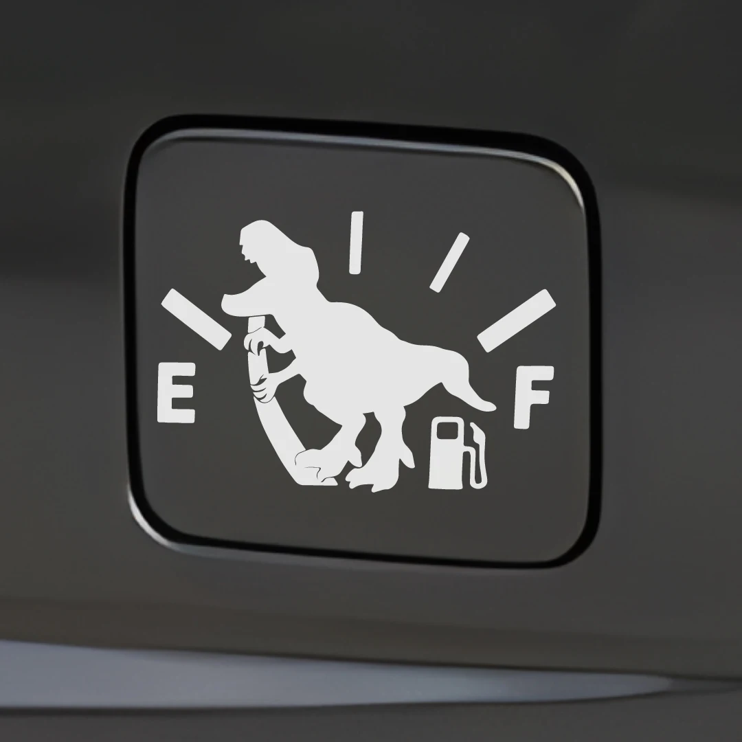 Dinosaur Car Sticker For Fuel Tank Cap Decor Gas Station Stickers On The Car Interesting Auto DecalsCreative customization