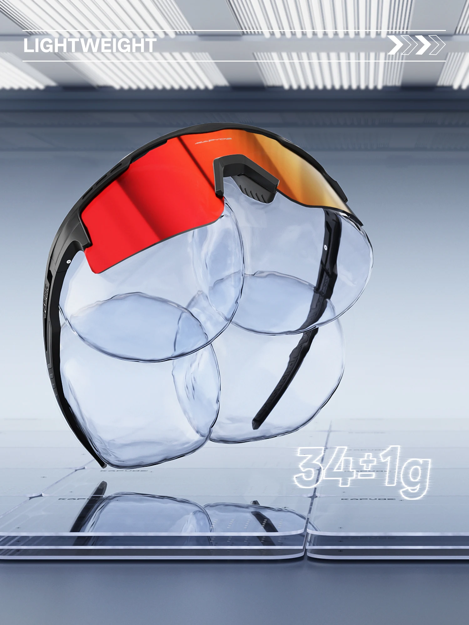 KAPVOE UV400 Protection Men Women Sports Eyewear Outdoor Riding Goggles Hiking Glasses MTB Road Bike Sunglasses Cycling Glasses