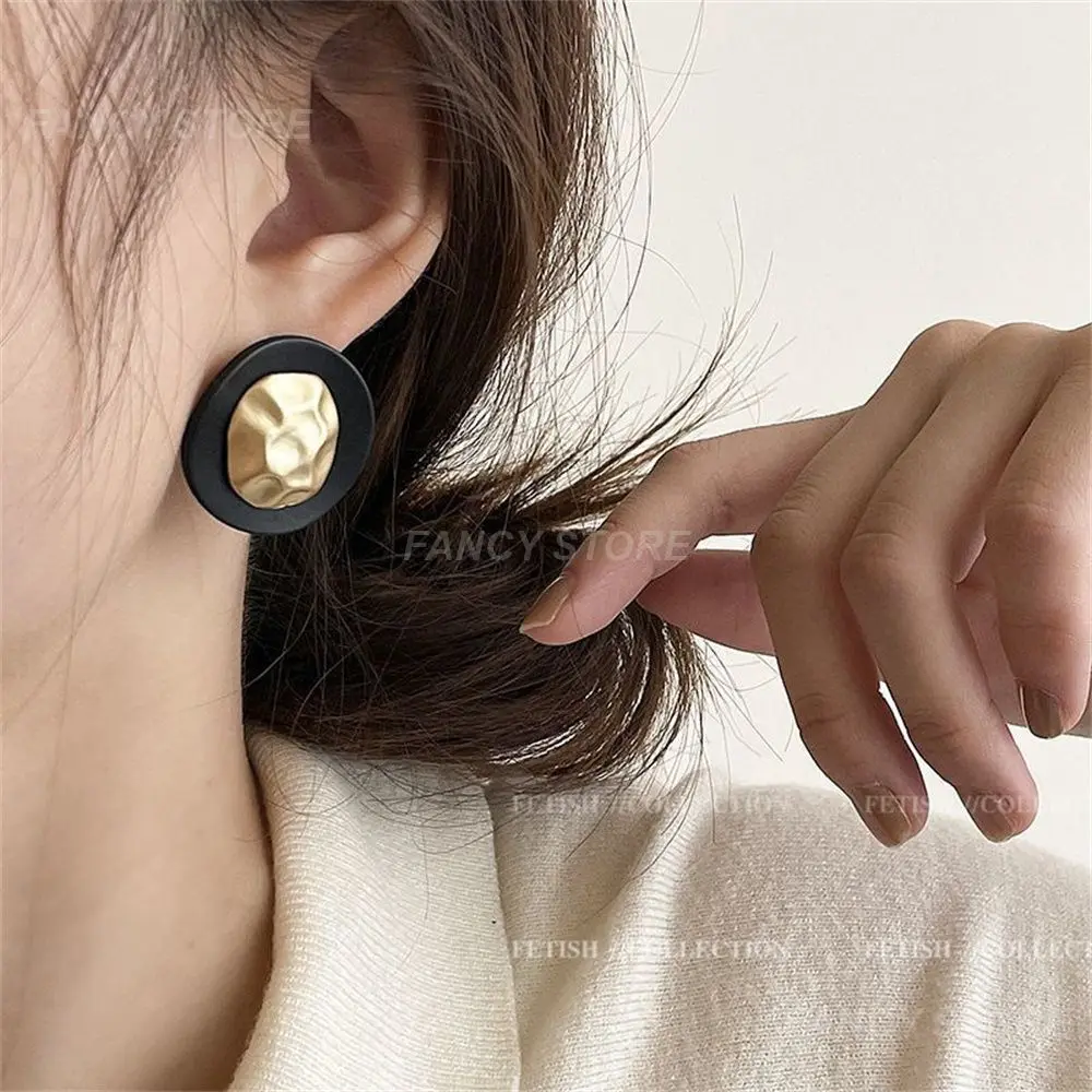 1/2/3PAIRS Exquisite Earrings Wide Range Of Use Black Square Stone Earrings Earrings Cold Wind Earrings High Quality Material