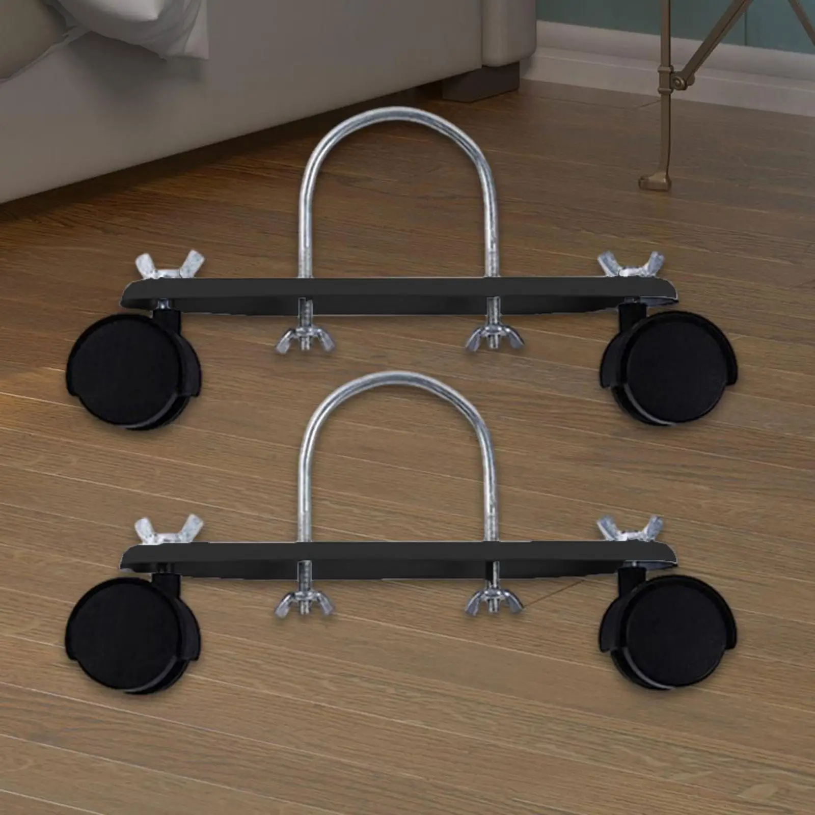 Metal Oil Filled Heater Caster Bracket Durable Carbon Steel Support Holder Repair Parts Universal Replacement for Home