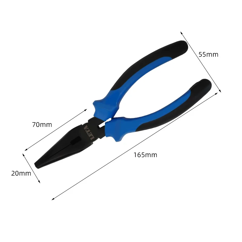 Sharp nosed pliers 6-inch blackened version