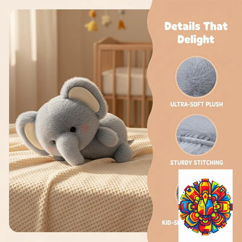16cm Cute Plush Companion Doll Anime Elephant Rabbit Bear Panda Cartoon Desk Companion Doll Soft Plush Toy Sleeping Gift