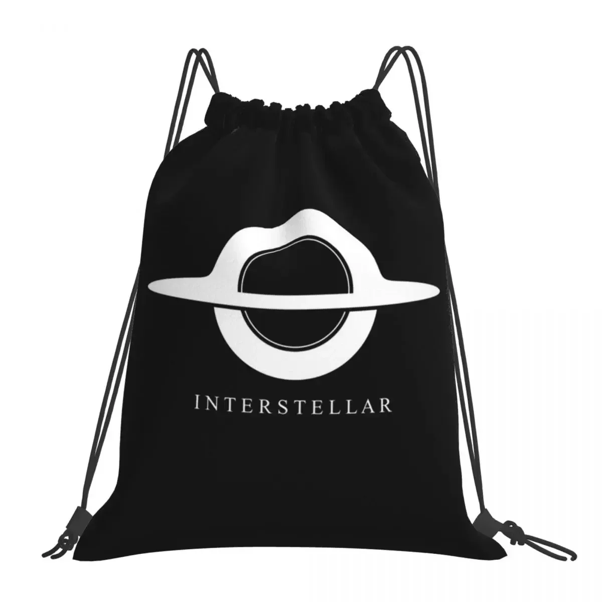 Interstellar - Gargantua Minimalist Backpacks Drawstring Bags Drawstring Bundle Pocket Sundries Bag BookBag For Travel Students